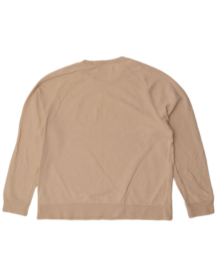 Marks & Spencer Hombre Sudadera Jumper XL Beige Algodón