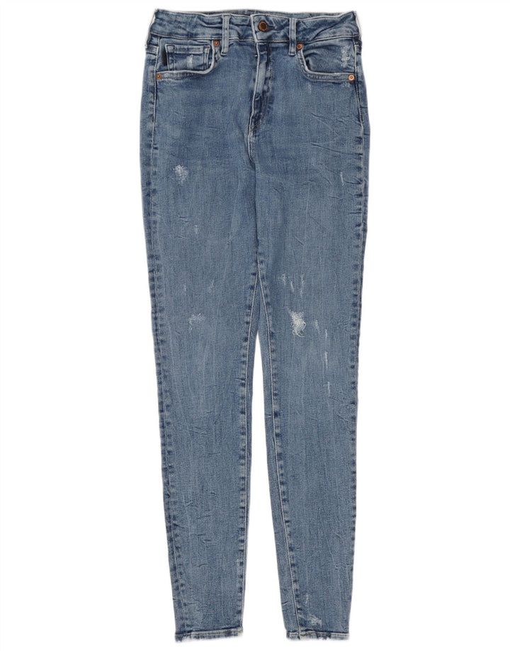 Superdry Vaqueros Pitillo Desgastados W30 L29 Azul