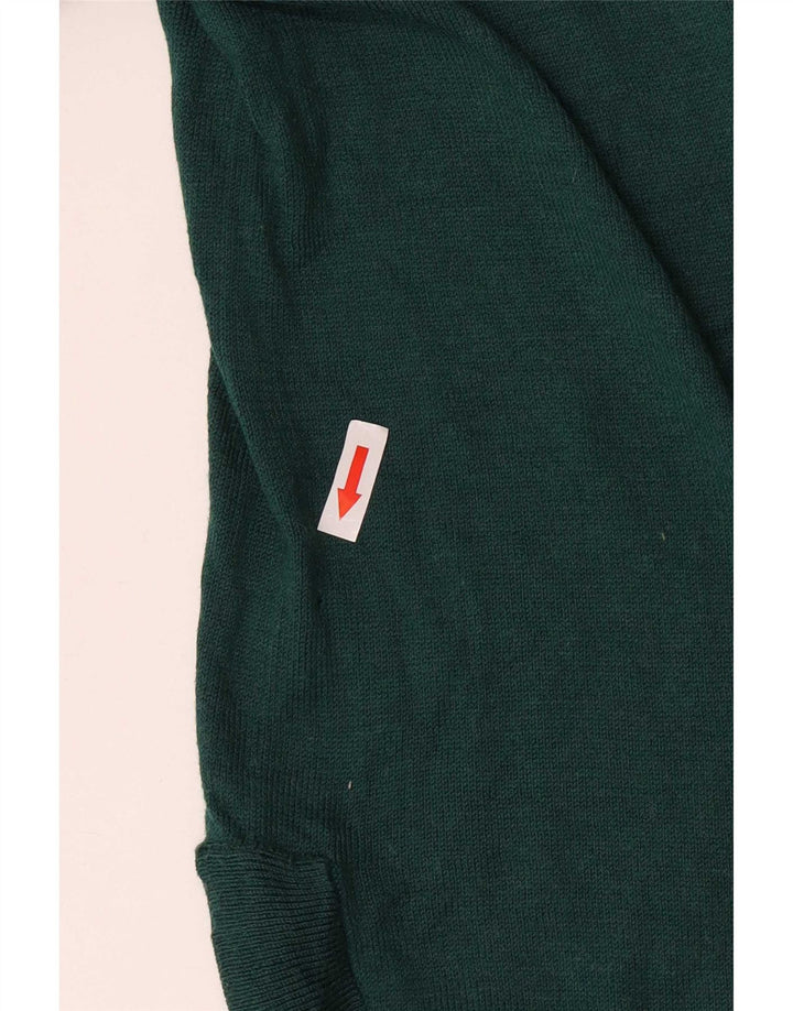 Suéter tipo jersey con cuello redondo para mujer de Fat Face UK 40 Poliéster verde medio