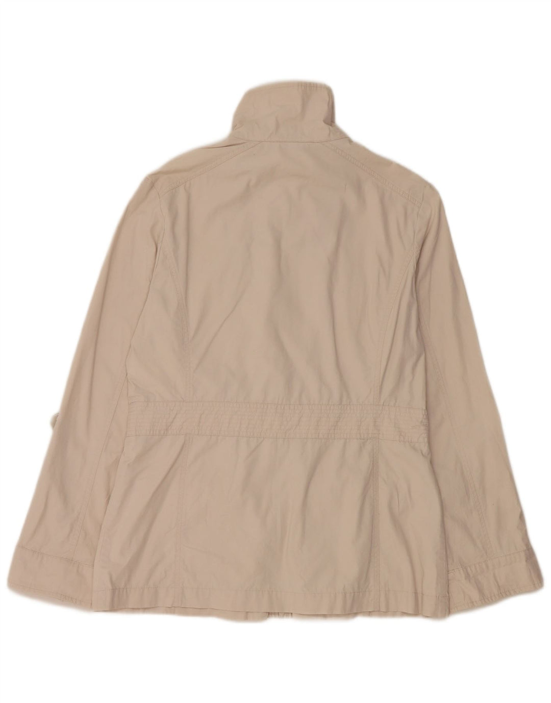 Marks & Spencer Chaqueta utilitaria para mujer UK 10 Small Beige Cotton