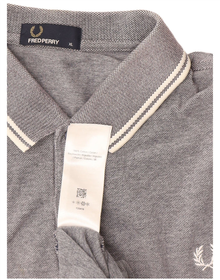Fred Perry Polo Hombre XL Algodón Gris