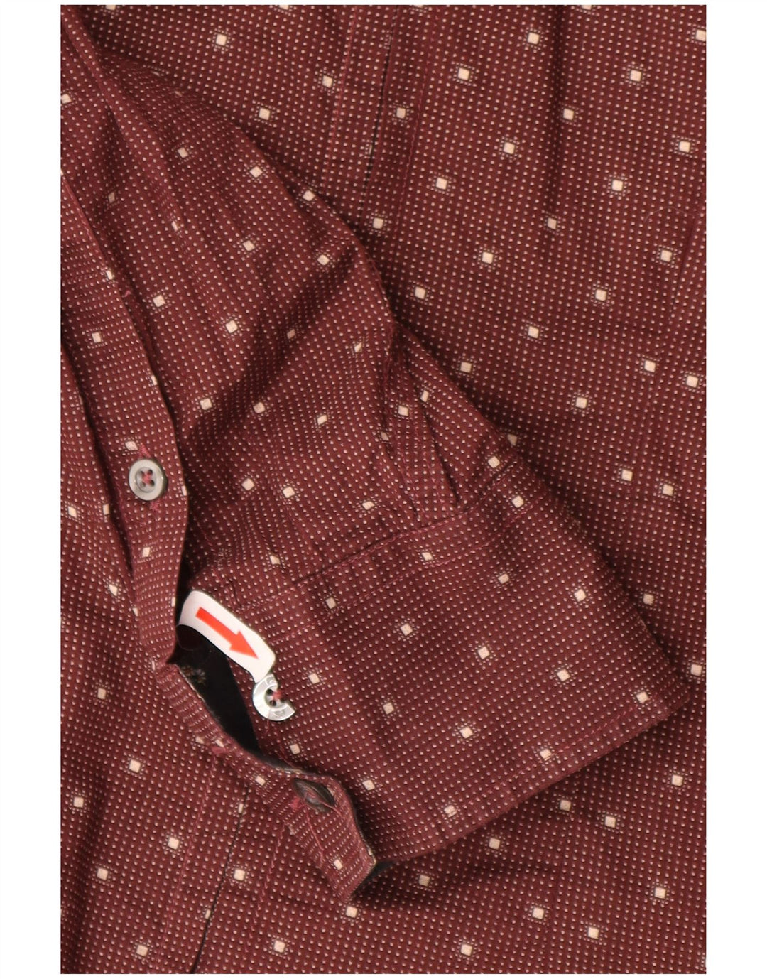 PAUL SMITH Camisa para hombre mediana roja con lunares