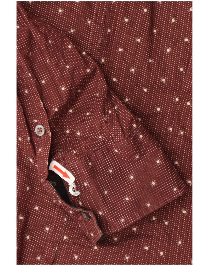 PAUL SMITH Camisa para hombre mediana roja con lunares