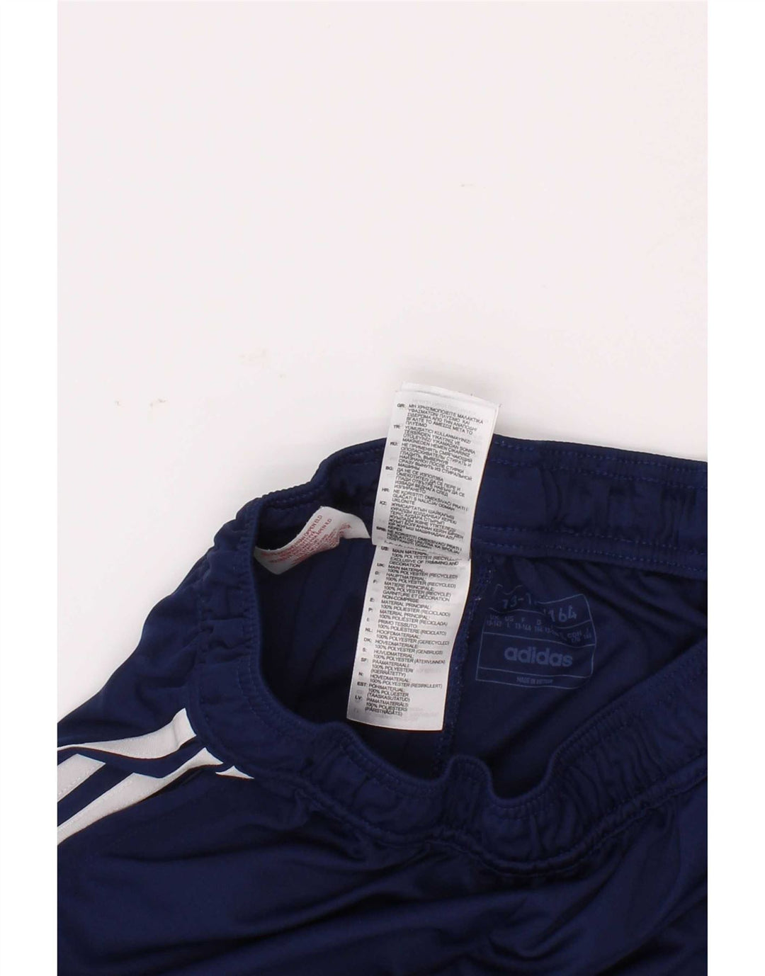 Adidas Pantalón Corto Deportivo Niño 13-14 Años Azul Poliéster