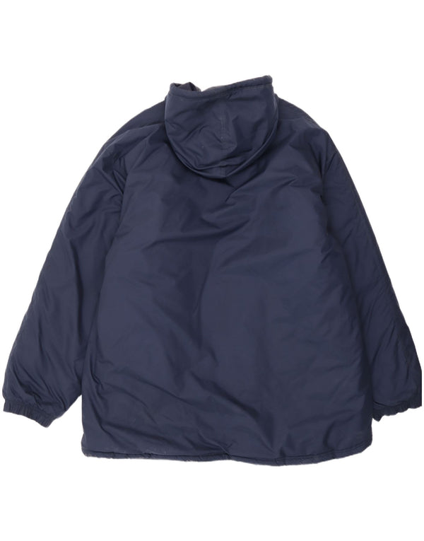 Nike Chaqueta acolchada con capucha para hombre UK 44 2XL Azul marino Nylon