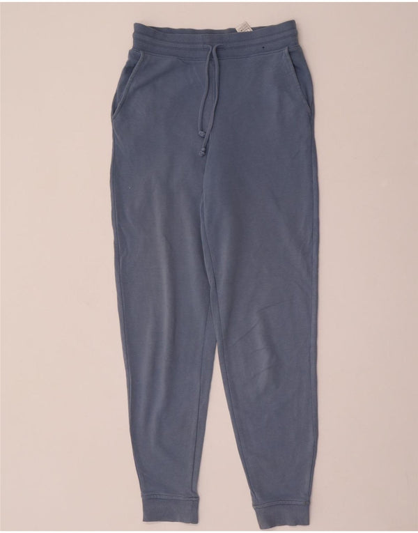 MARKS & SPENCER Pantalones de chándal para mujer Joggers UK 8 Small Blue Cotton