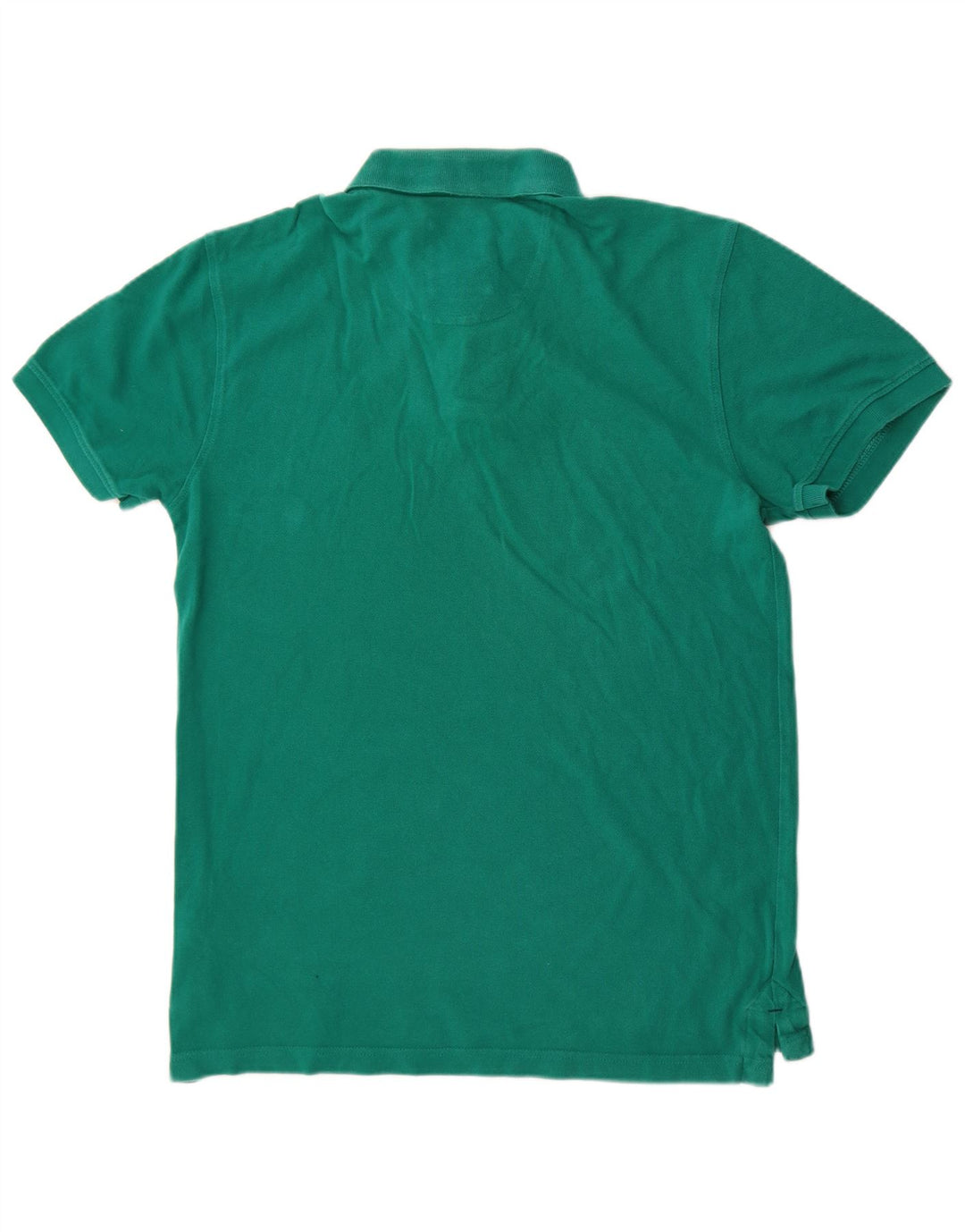 Crew Clothing Polo para hombre de algodón verde medio