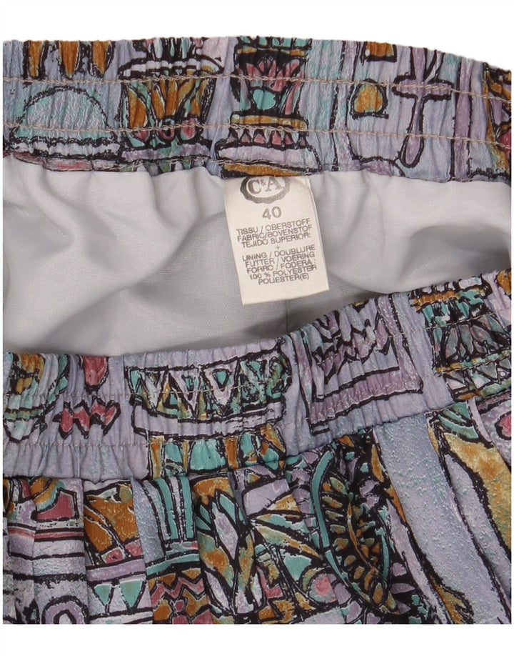 Falda plisada para mujer C&A EU 40 Medium W30 Multicolor Geométrico