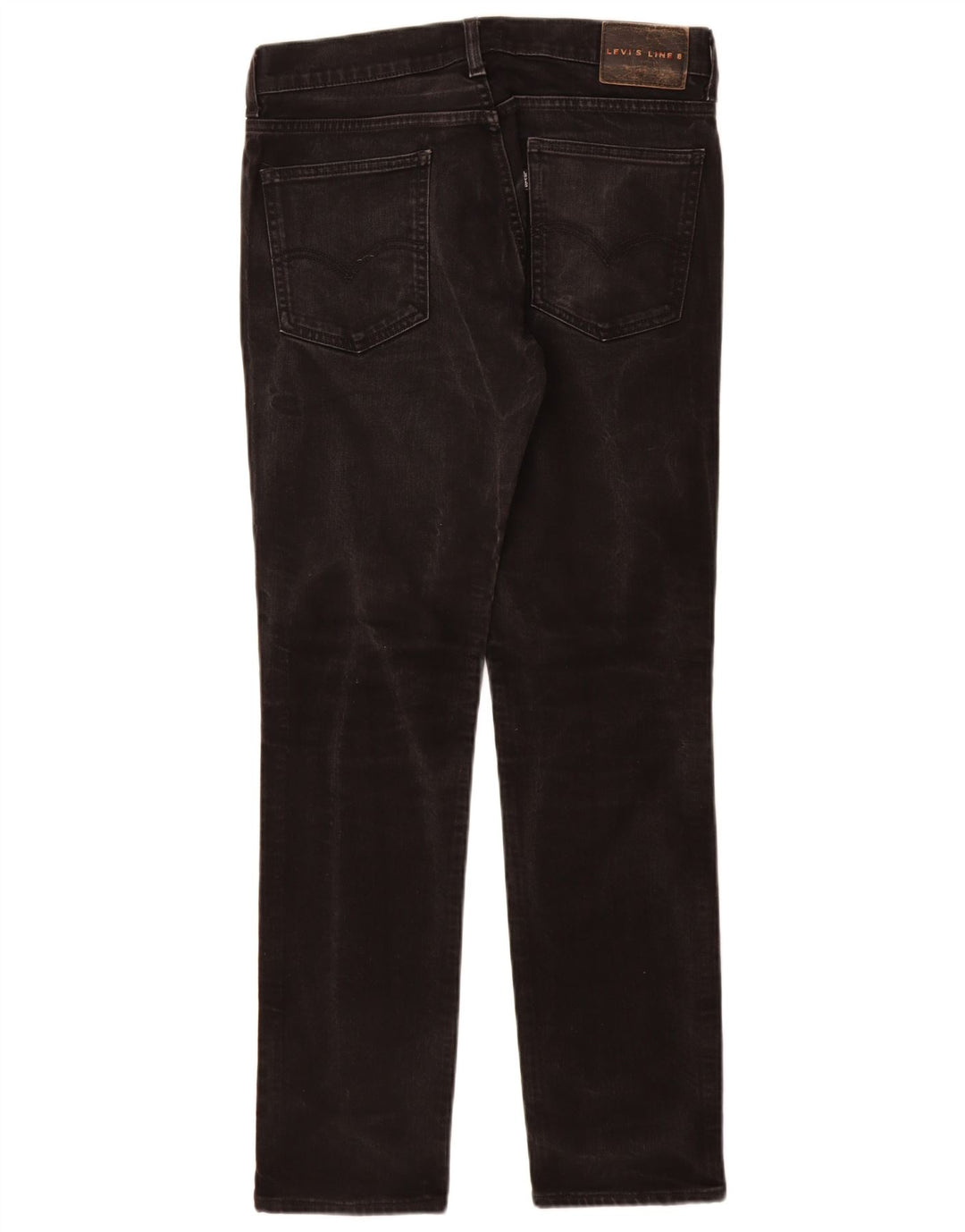 Vaqueros Levi's Line 8 Slim para mujer W30 L32 Algodón negro