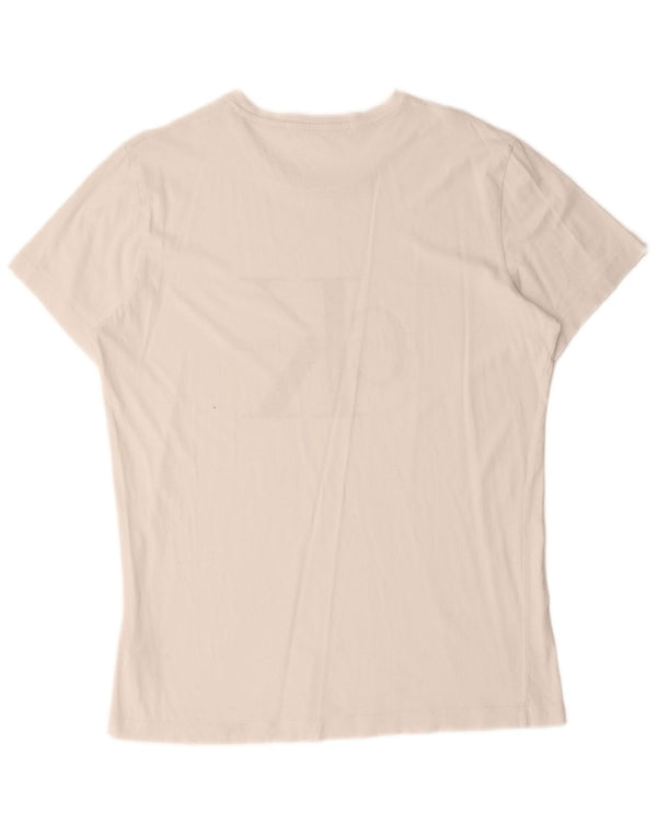 Calvin Klein Jeans Camiseta gráfica para hombre Top XL Algodón blanco