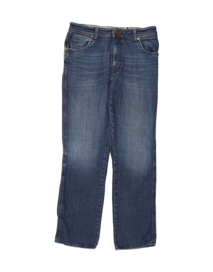 WRANGLER Vaqueros rectos para hombre W32 L31 Algodón azul