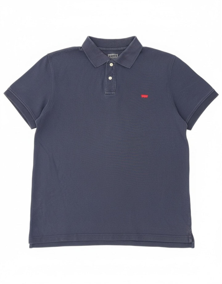 Polo Levi's para hombre de algodón azul marino grande