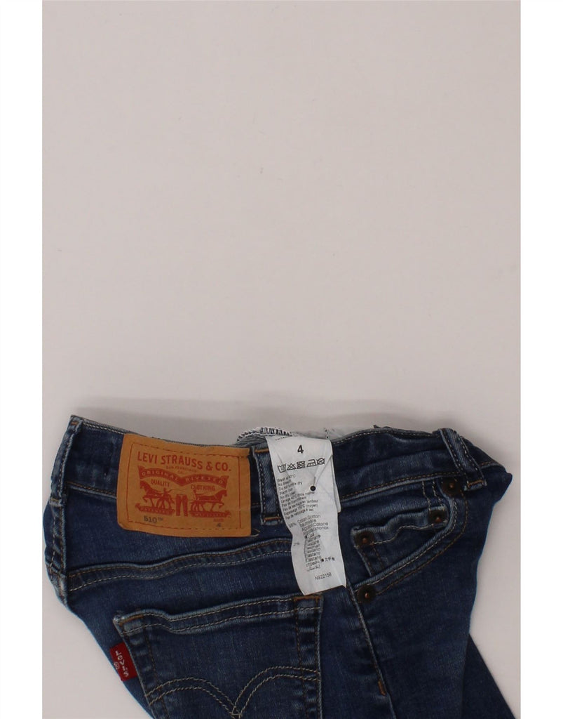 LEVI'S Boys 510 Skinny Jeans 3-4 Years W20 L15 Blue Cotton Vintage Levi's and Second-Hand Levi's from Messina Hembry 