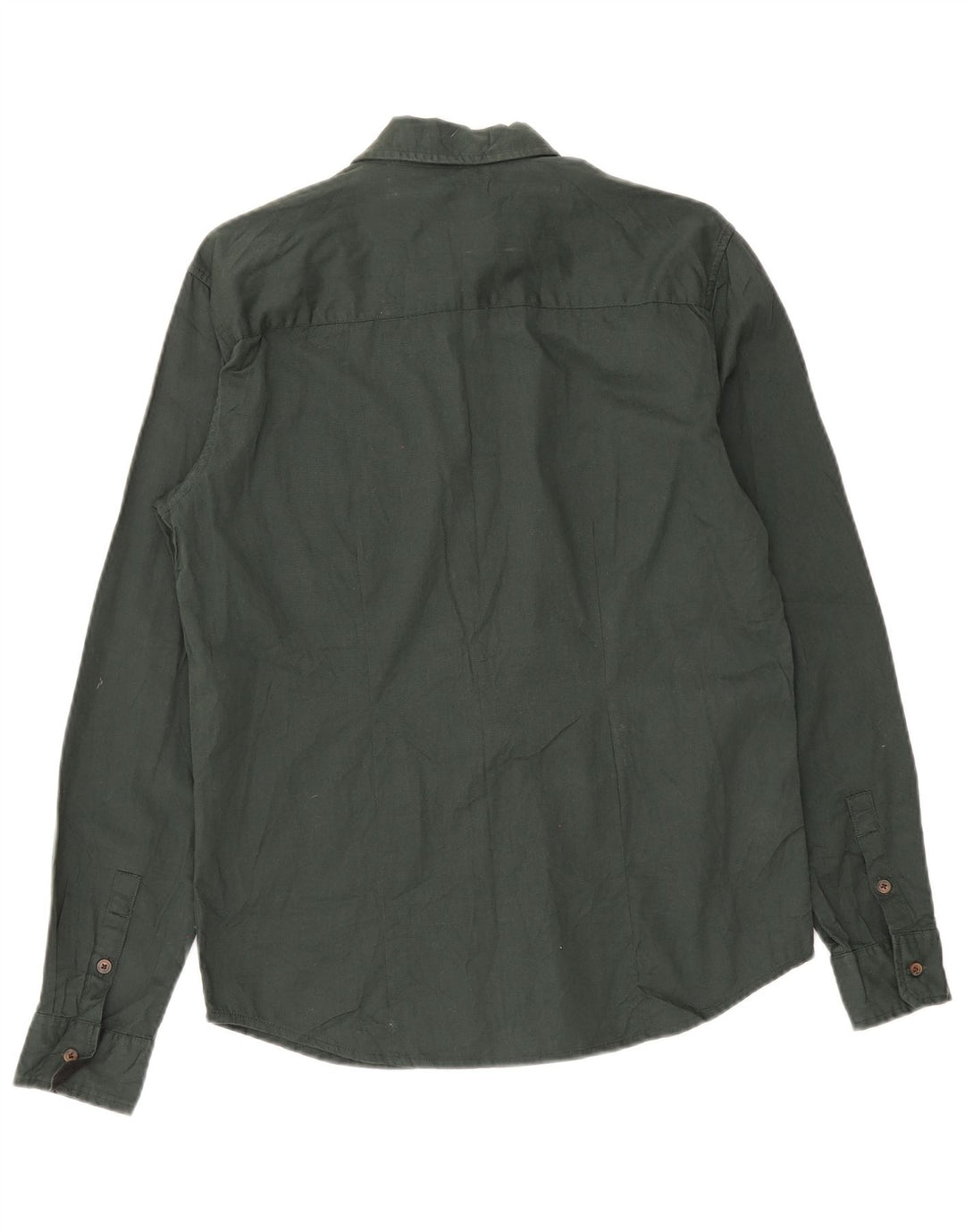 Wrangler Camisa ajustada para mujer UK 44 Algodón verde medio