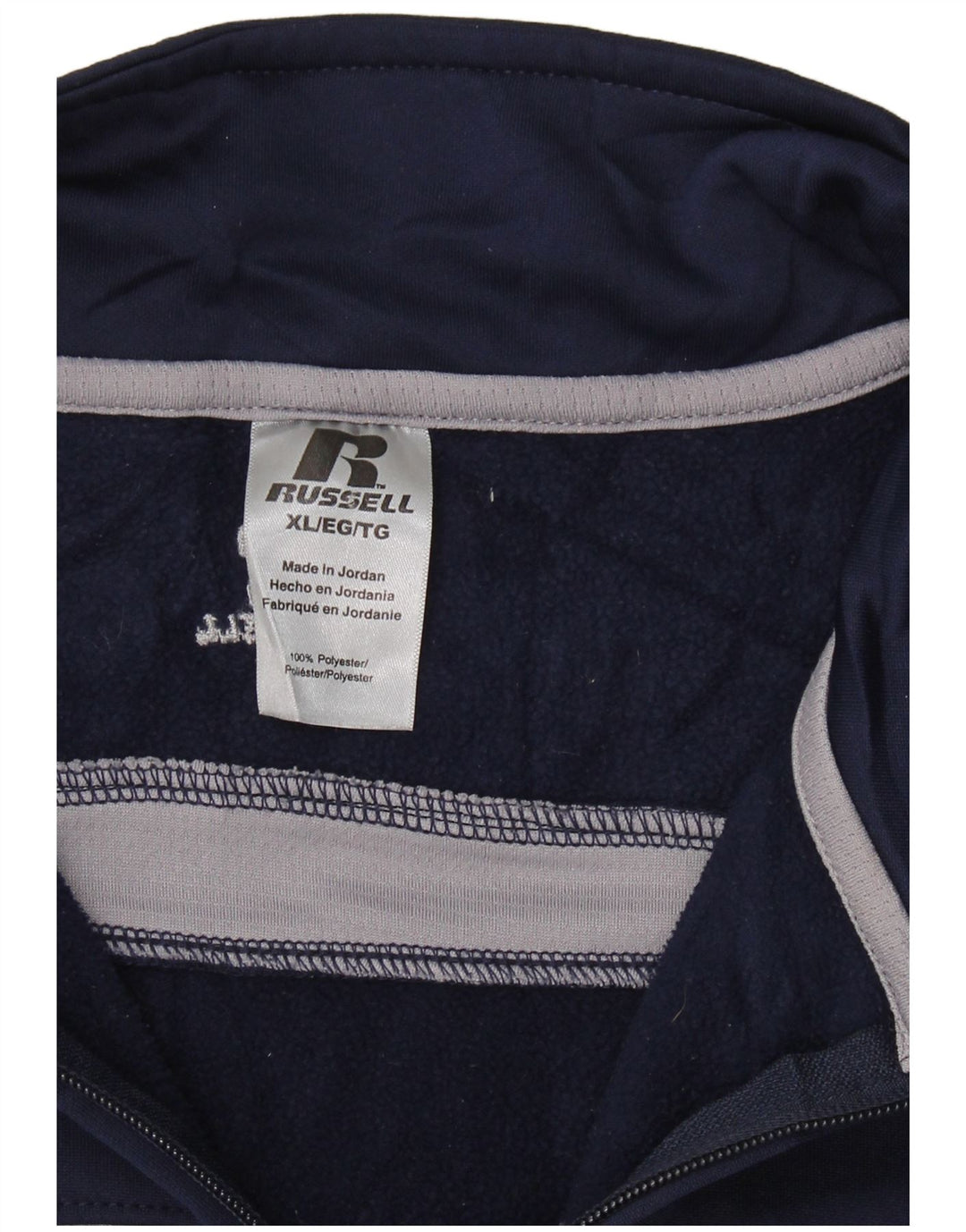 RUSSELL ATHLETIC Chaqueta de chándal para hombre XL Azul marino Colorblock
