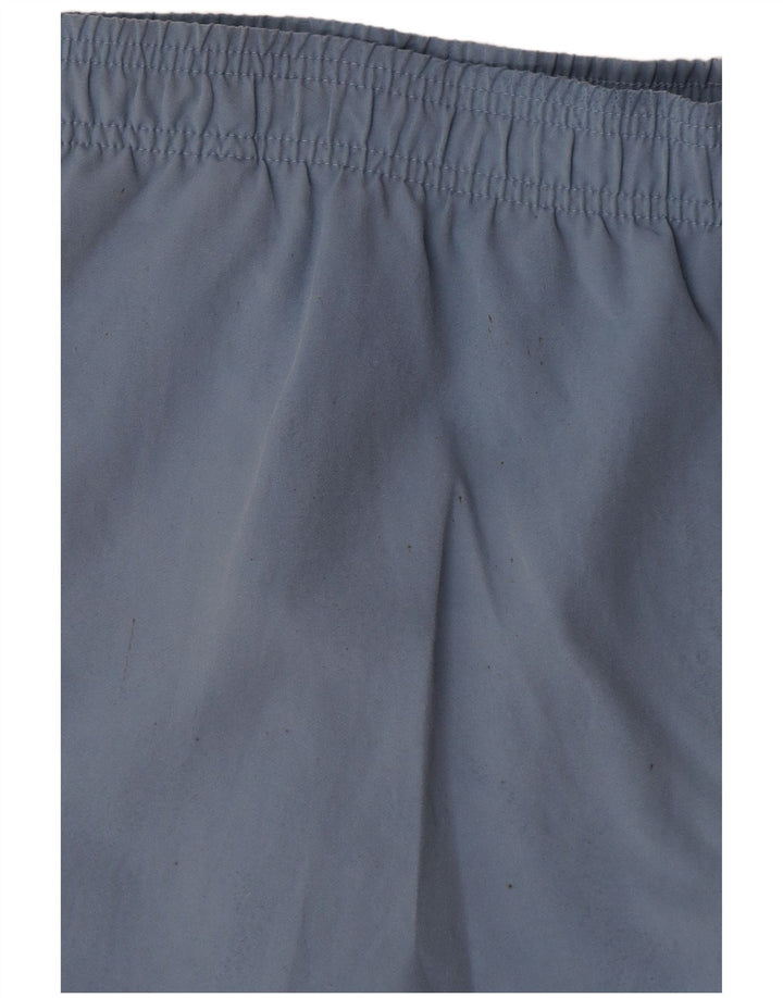 Adidas - Pantalones cortos deportivos para hombre, poliéster azul grande