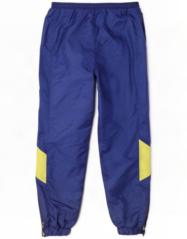 Pantalones de chándal vintage para hombre Joggers XL Azul Colorblock Poliamida