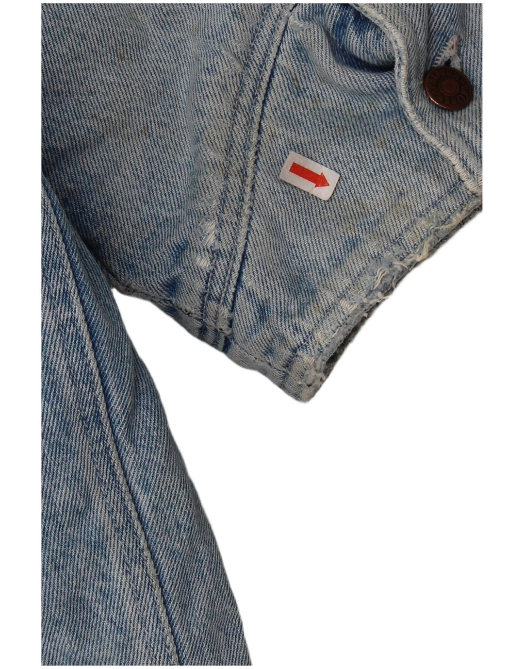 Uniforme Chaqueta vaquera Sherpa para hombre UK 42 XL Azul