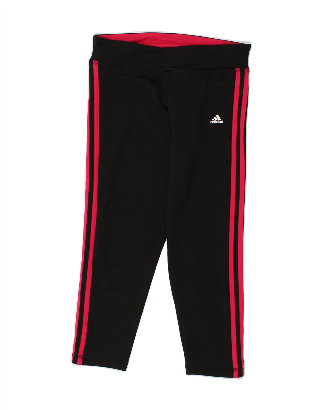 ADIDAS Womens Climalite Leggings UK 8/10 Small Black Polyester Vintage Adidas and Second-Hand Adidas from Messina Hembry 