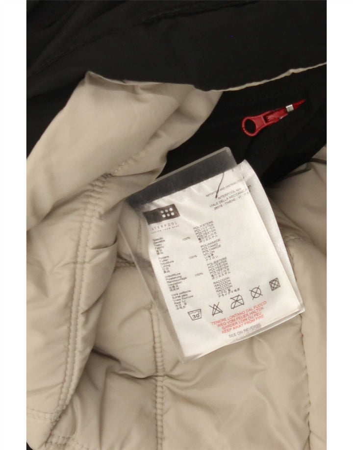 Museum Chaqueta utilitaria para mujer UK 44 Grande Poliéster negro