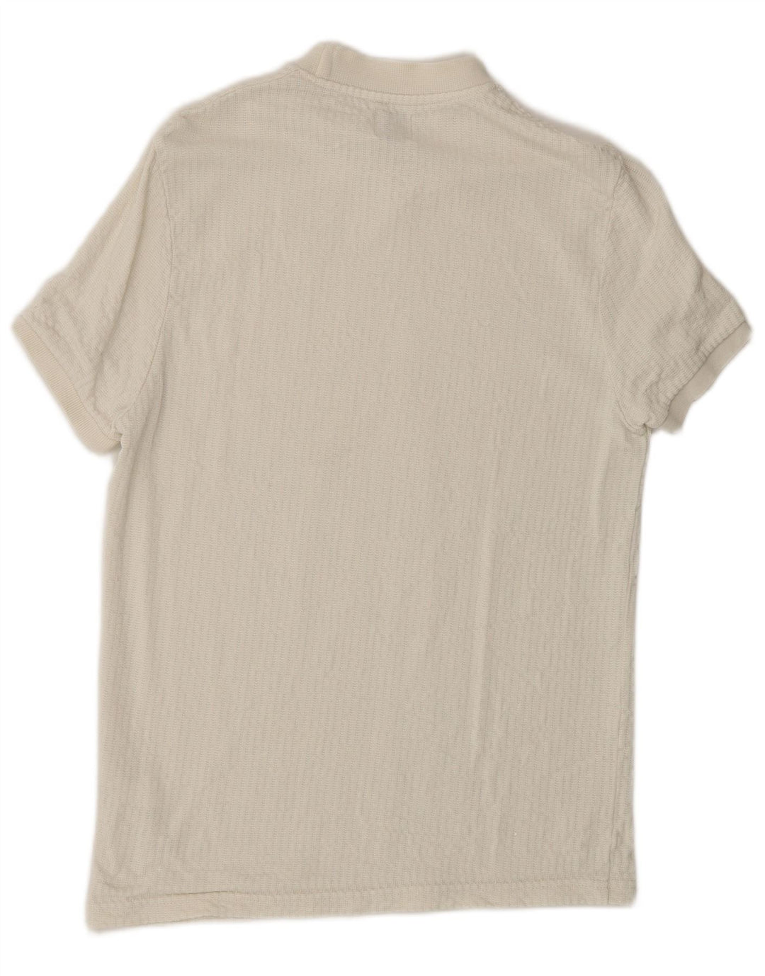 Zara Hombre Camiseta Top Small Lyocell Blanco