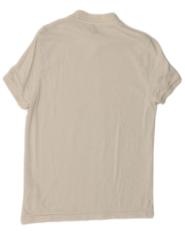 Zara Hombre Camiseta Top Small Lyocell Blanco