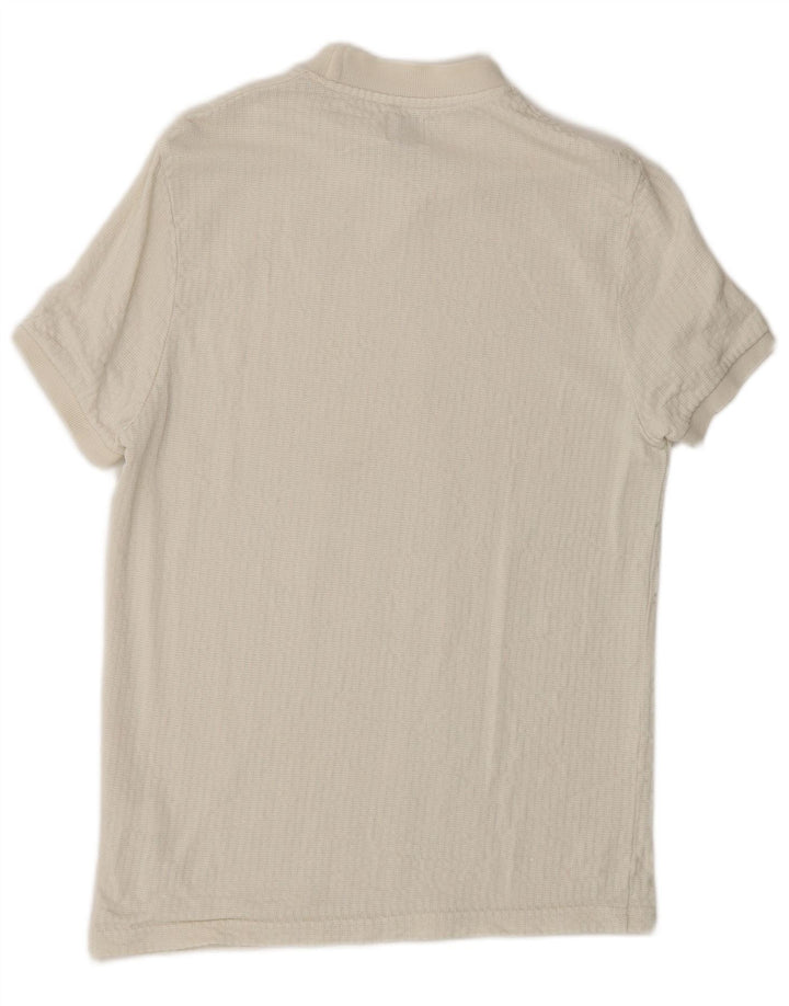 Zara Hombre Camiseta Top Small Lyocell Blanco