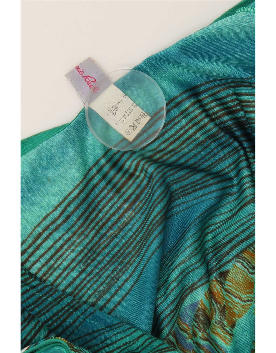 Mono Vintage Mujer IT 44 Poliamida Floral Verde Medio