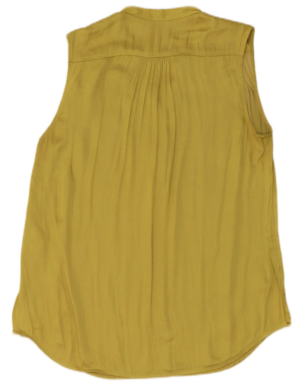 Jigsaw Top tipo túnica sin mangas para mujer Poliéster amarillo grande