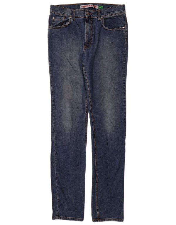 Carrera Mens 700 Regular Slim Jeans W31 L34 Algodón Azul