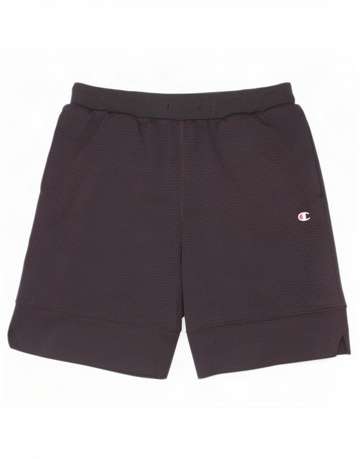 Champion Pantalones cortos deportivos para niños 9-10 años Mediano Negro