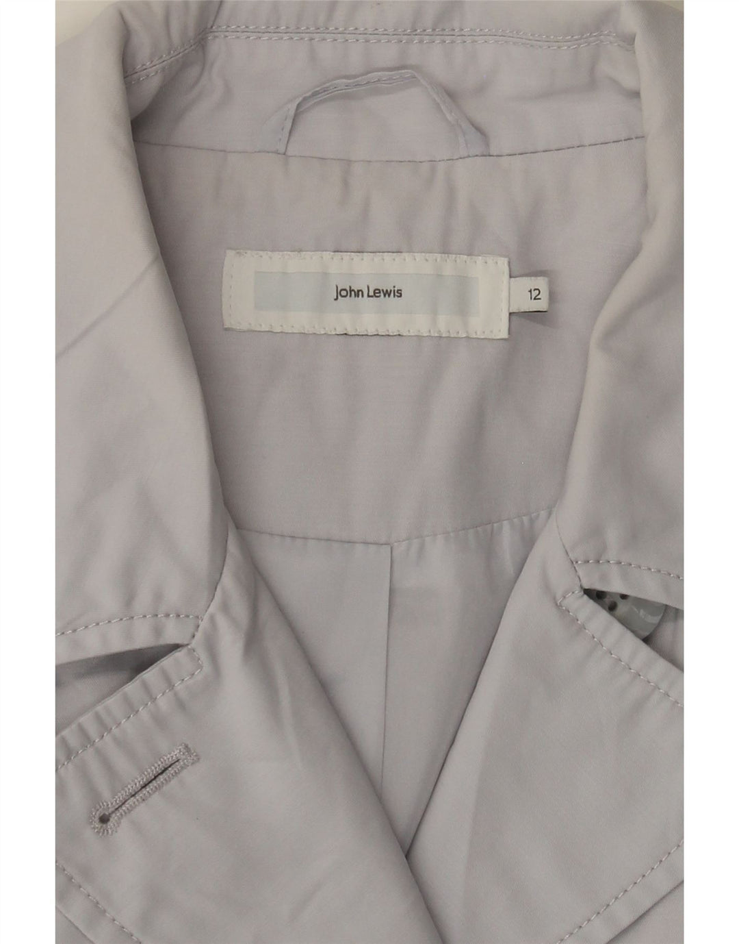 JOHN LEWIS Gabardina para mujer Reino Unido 42 Gris medio