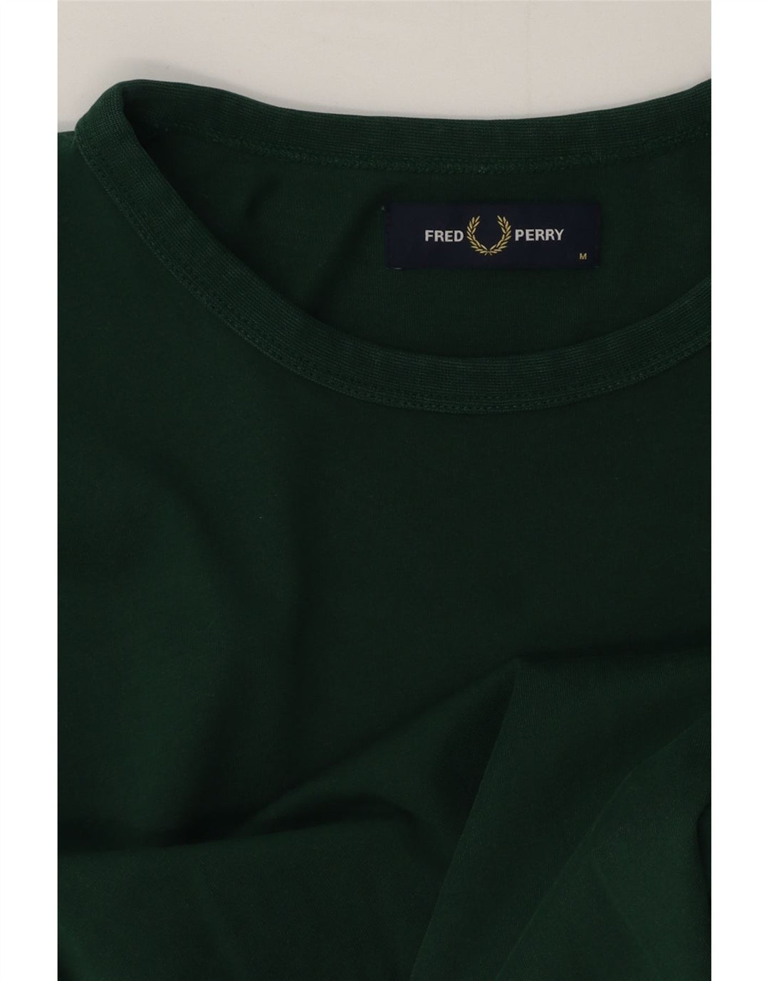 Camiseta Fred Perry Hombre Top Verde Medio