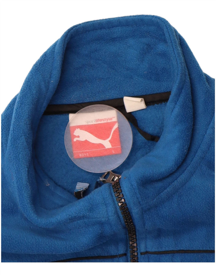 PUMA Chaqueta polar para niños 12-13 años Grande Azul Poliéster