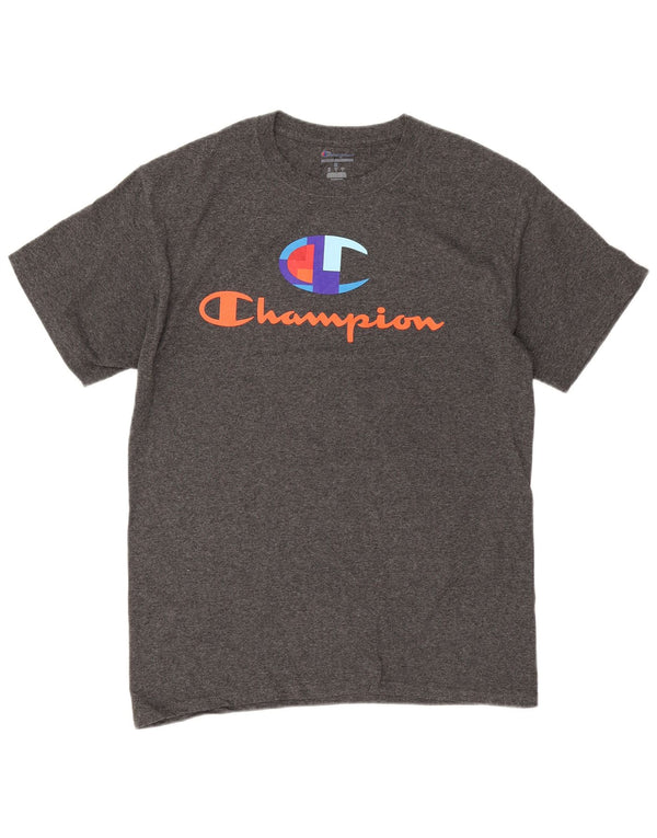 Champion Camiseta Gráfica Para Hombre Top Gris Medio