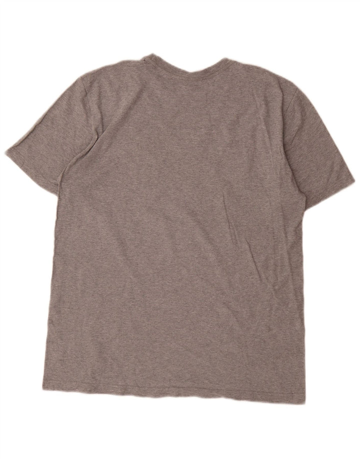 Nike Camiseta gráfica para hombre Top grande gris moteado