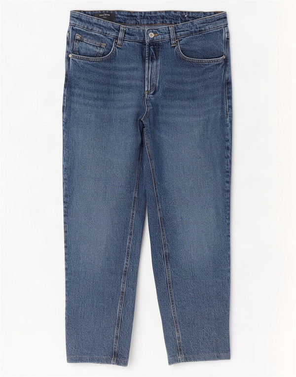 Massimo Dutti Jeans Cónicos Para Hombre EU 44 Large W34 L29 Algodón Azul