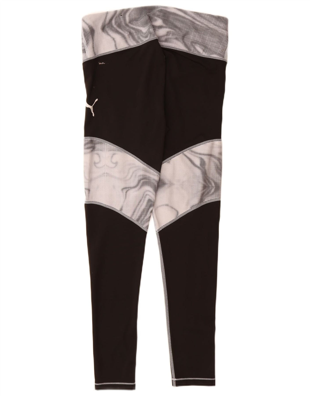 Puma Leggings para mujer UK 46 Grande Negro Colorblock