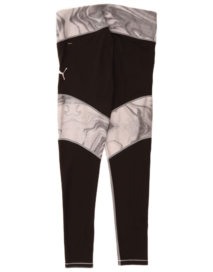 Puma Leggings para mujer UK 46 Grande Negro Colorblock