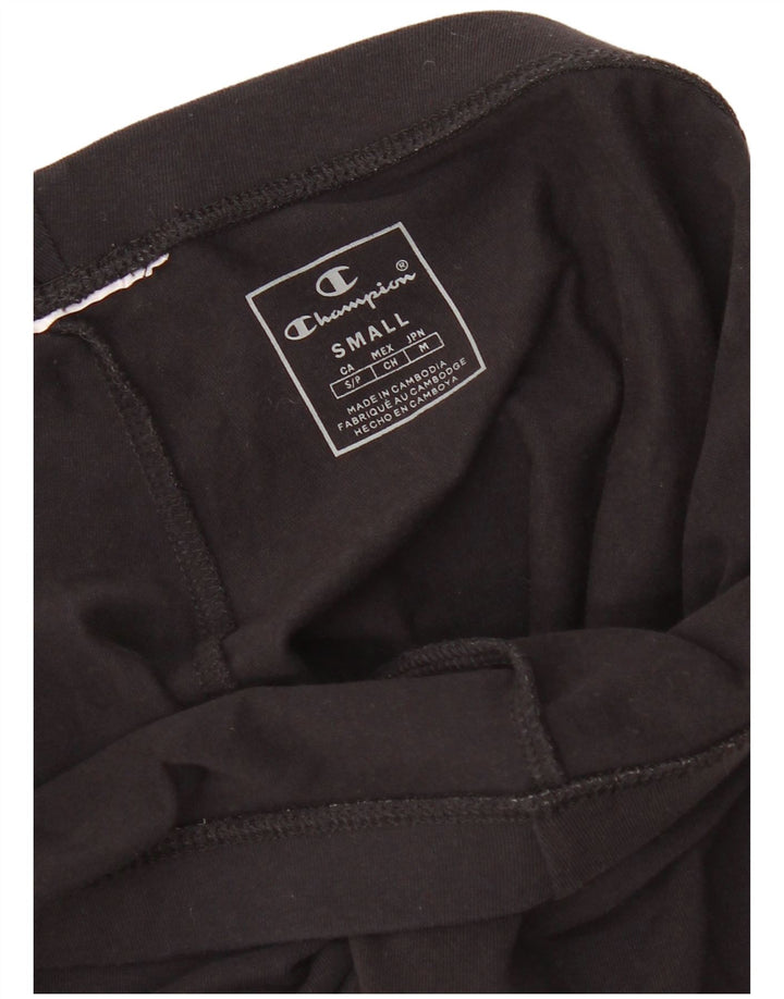 Champion Leggings Capri Gráficos para Mujer Reino Unido 10 Pequeño Negro