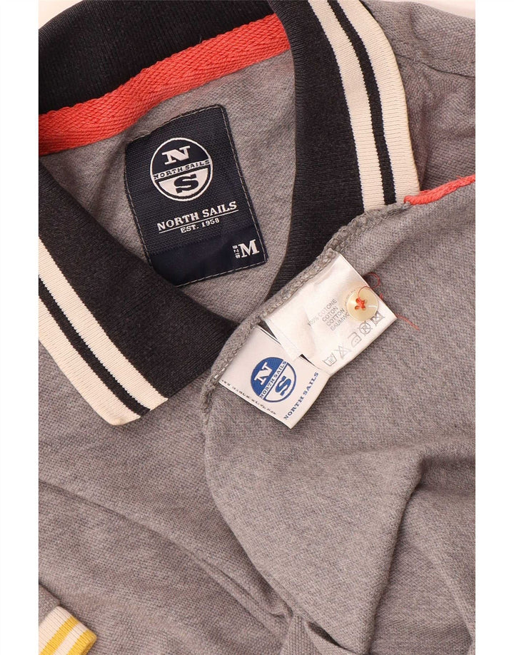 Polo North Sails Hombre Algodón Gris Medio