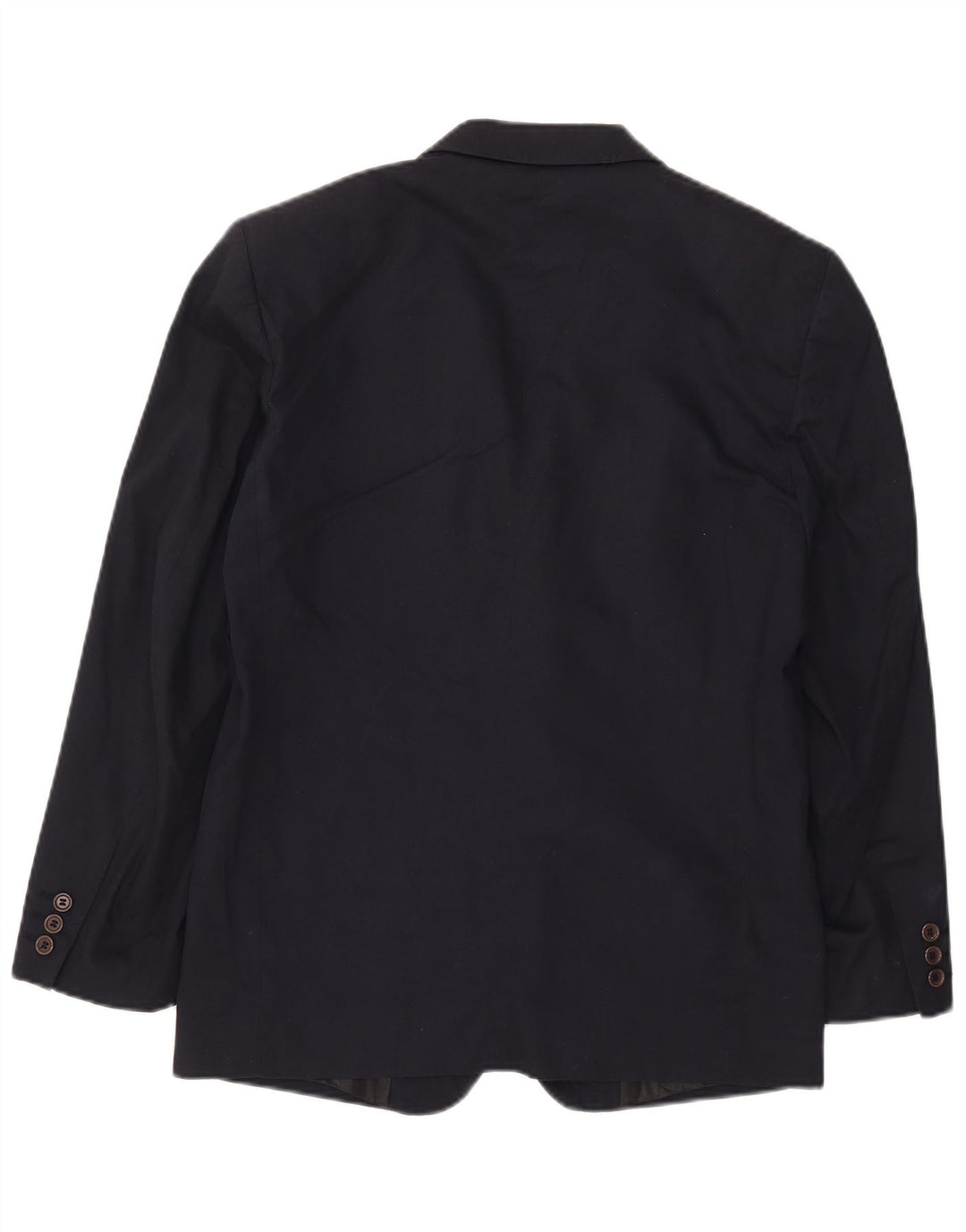 Stefanel Chaqueta tipo blazer de 2 botones para hombre UK 38 Medium Azul marino Algodón