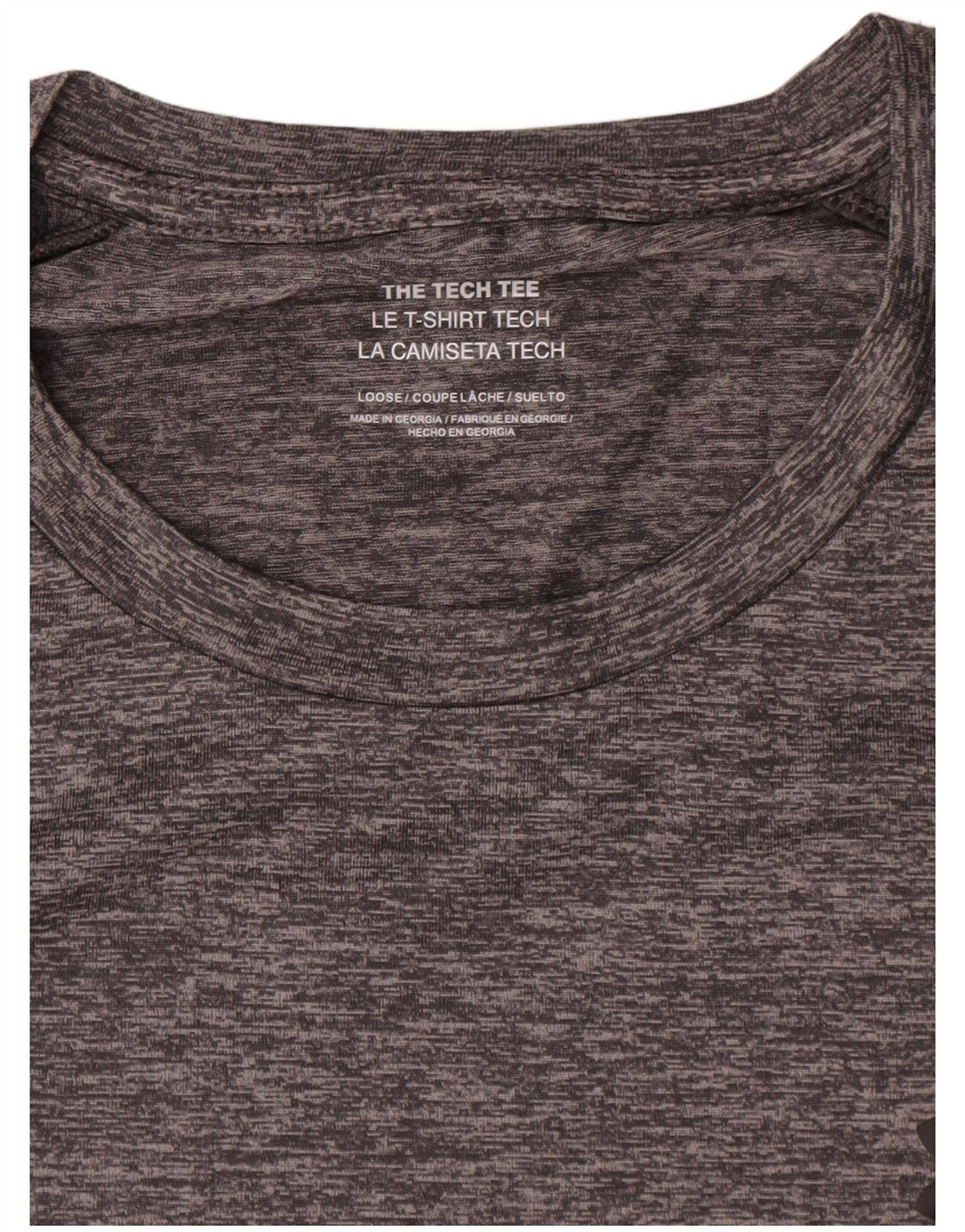 Under Armour Camiseta para hombre Top 2XL Poliéster moteado gris