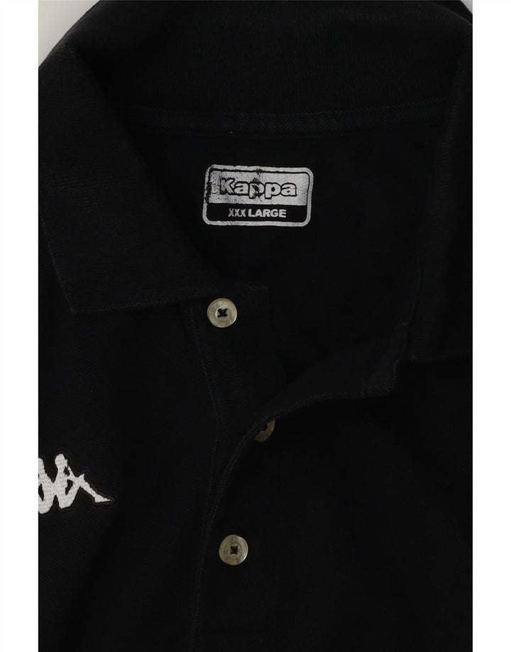 KAPPA Polo Hombre 3XL Algodón Negro