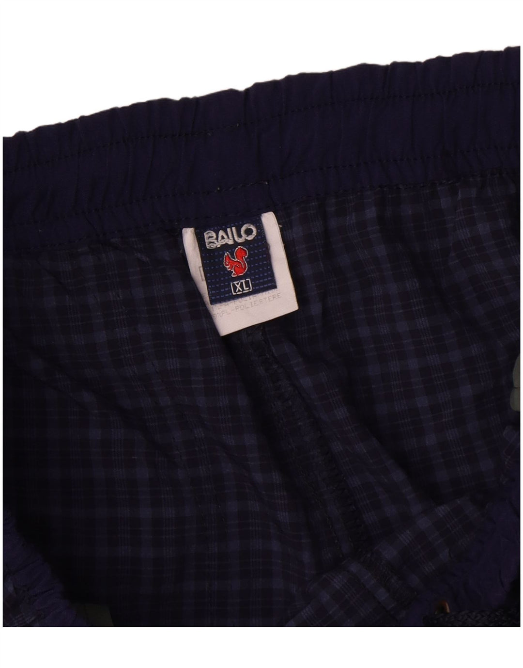 Bailo Pantalón Cargo Recto Hombre XL Cuadros Azul Marino Poliamida