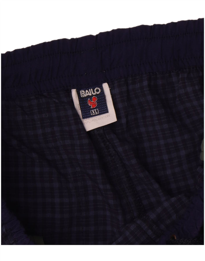 Bailo Pantalón Cargo Recto Hombre XL Cuadros Azul Marino Poliamida