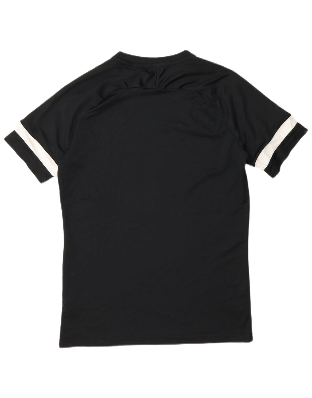 Camiseta Nike Dri Fit para hombre Top medio negro color block Poliéster