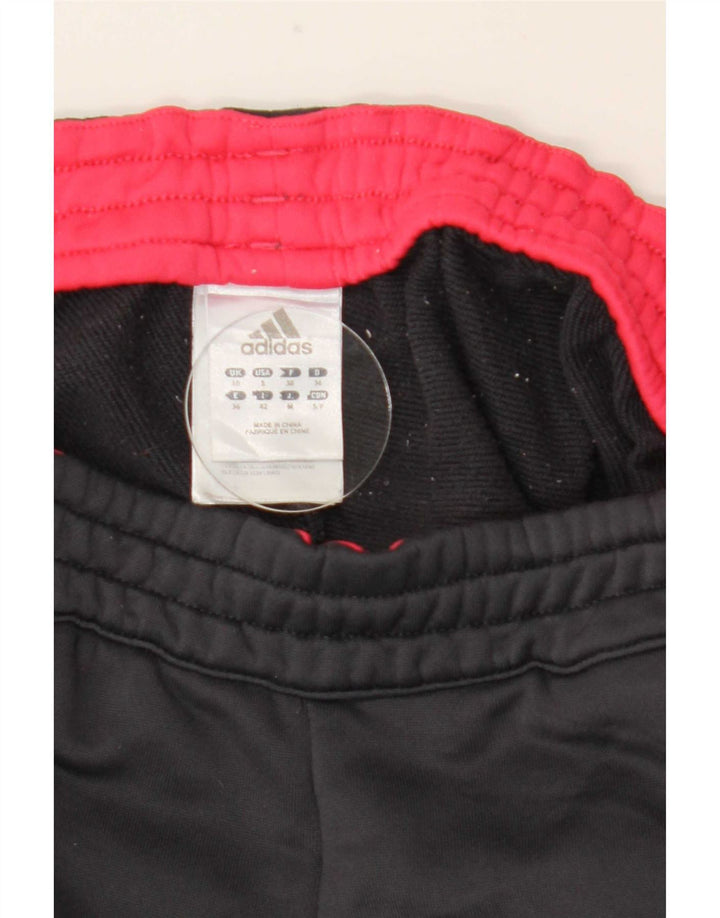 Adidas Mujer Chándal Pantalones UK 10 Pequeño Gris Poliéster