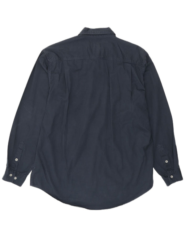 Calvin Klein Jeans Camisa para hombre grande azul marino algodón