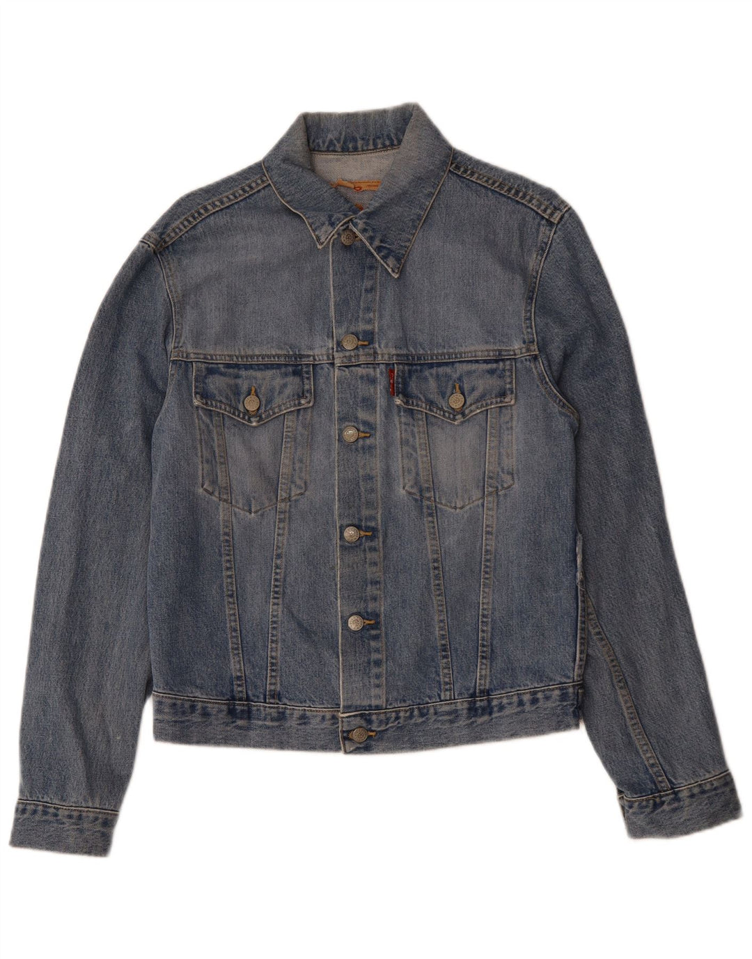 LEVI'S Chaqueta vaquera para hombre UK 38 Algodón azul medio